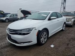 Salvage cars for sale at Elgin, IL auction: 2016 Chrysler 200 Limited