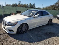 Mercedes-Benz s-Class salvage cars for sale: 2015 Mercedes-Benz S 550