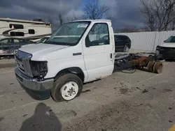 Salvage trucks for sale at Bridgeton, MO auction: 2024 Ford Econoline E450 Super Duty Cutaway Van