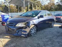 Salvage cars for sale at Savannah, GA auction: 2013 Toyota Corolla Base