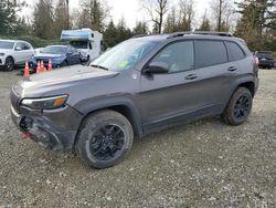 Salvage cars for sale from Copart Rocky View County, AB: 2020 Jeep Cherokee Trailhawk