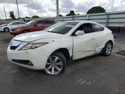 Salvage cars for sale from Copart Miami, FL: 2010 Acura ZDX