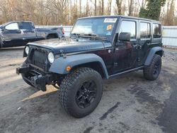 Salvage cars for sale at Glassboro, NJ auction: 2015 Jeep Wrangler Unlimited Sport