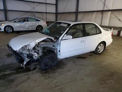 Salvage cars for sale from Copart Graham, WA: 1999 Toyota Corolla VE