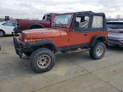 Jeep salvage cars for sale: 1995 Jeep Wrangler / YJ S