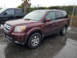 Carros salvage a la venta en subasta: 2007 Honda Pilot EXL