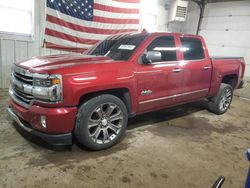 Salvage cars for sale from Copart Lyman, ME: 2018 Chevrolet Silverado K1500 High Country