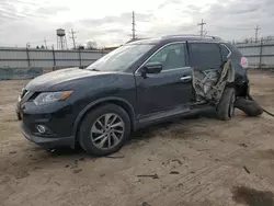 Salvage cars for sale at Chicago Heights, IL auction: 2015 Nissan Rogue S