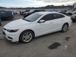 Salvage cars for sale at Fredericksburg, VA auction: 2017 Chevrolet Malibu LT