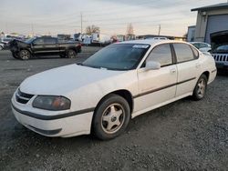 Salvage cars for sale from Copart Eugene, OR: 2001 Chevrolet Impala LS