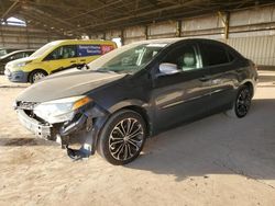 Salvage cars for sale at Phoenix, AZ auction: 2015 Toyota Corolla L