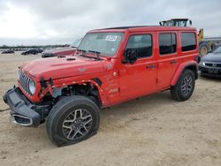 Jeep salvage cars for sale: 2024 Jeep Wrangler Sahara