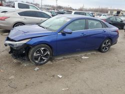 Salvage cars for sale at Indianapolis, IN auction: 2022 Hyundai Elantra SEL