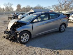 Salvage cars for sale from Copart Wichita, KS: 2016 Hyundai Elantra SE