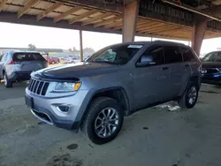 Salvage cars for sale at American Canyon, CA auction: 2015 Jeep Grand Cherokee Limited