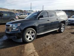 Salvage cars for sale from Copart Colorado Springs, CO: 2015 Chevrolet Suburban K1500 LT