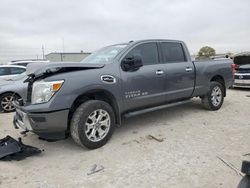 Salvage cars for sale at Haslet, TX auction: 2020 Nissan Titan XD SV