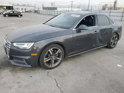 Salvage cars for sale at Sun Valley, CA auction: 2018 Audi A4 Premium Plus