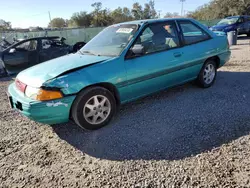 Salvage cars for sale at Riverview, FL auction: 1995 Ford Escort LX