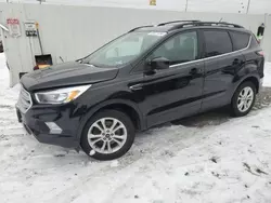 Vehiculos salvage en venta de Copart Albany, NY: 2018 Ford Escape SE