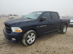 Salvage cars for sale from Copart Houston, TX: 2012 Dodge RAM 1500 ST