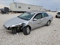 Salvage cars for sale at Taylor, TX auction: 2007 Honda Accord LX