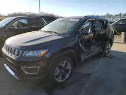 Jeep Vehiculos salvage en venta: 2018 Jeep Compass Limited