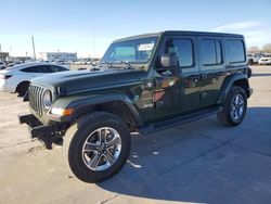 Jeep Wrangler salvage cars for sale: 2022 Jeep Wrangler Unlimited Sahara