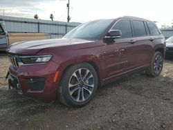 Salvage cars for sale at Mercedes, TX auction: 2022 Jeep Grand Cherokee Overland