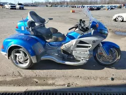 Salvage motorcycles for sale at Hillsborough, NJ auction: 2013 Honda GL1800 G