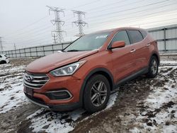 Salvage cars for sale at Elgin, IL auction: 2017 Hyundai Santa FE Sport