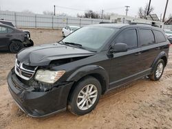 Salvage cars for sale at Oklahoma City, OK auction: 2013 Dodge Journey SXT