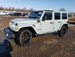 Salvage cars for sale at Hillsborough, NJ auction: 2024 Jeep Wrangler Sahara 4XE