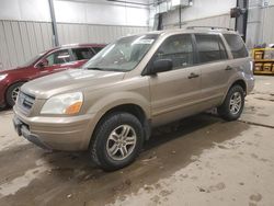 Honda salvage cars for sale: 2003 Honda Pilot EXL