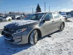 KIA salvage cars for sale: 2016 KIA Optima LX