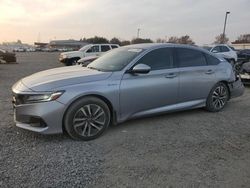 Vehiculos salvage en venta de Copart Sacramento, CA: 2021 Honda Accord Hybrid EX