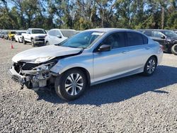 Salvage cars for sale at Riverview, FL auction: 2015 Honda Accord LX