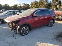 Salvage cars for sale from Copart Ocala, FL: 2019 KIA Sorento EX