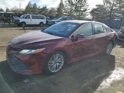 Vehiculos salvage en venta de Copart Denver, CO: 2019 Toyota Camry L