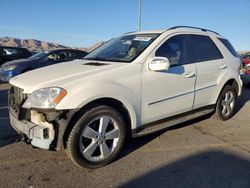 Salvage cars for sale at North Las Vegas, NV auction: 2009 Mercedes-Benz ML 350