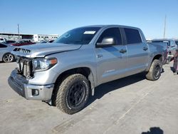 Salvage cars for sale from Copart Grand Prairie, TX: 2021 Toyota Tundra Crewmax SR5