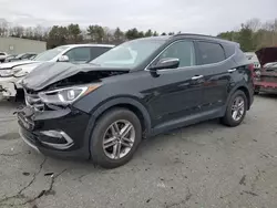 Salvage cars for sale at Exeter, RI auction: 2018 Hyundai Santa FE Sport