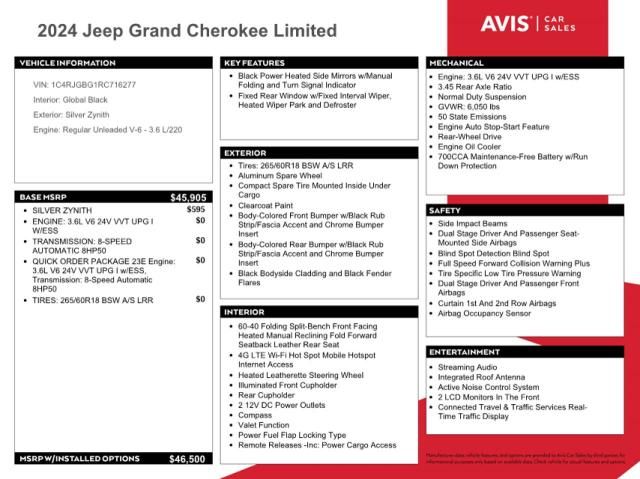 2024 Jeep Grand Cherokee Limited