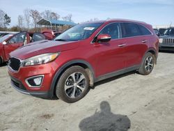 Salvage cars for sale at Spartanburg, SC auction: 2017 KIA Sorento EX