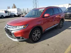 Salvage cars for sale from Copart Hayward, CA: 2016 Mitsubishi Outlander SE