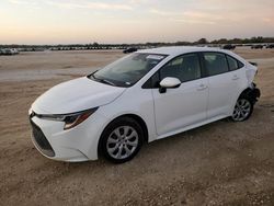 Salvage cars for sale from Copart San Antonio, TX: 2021 Toyota Corolla LE