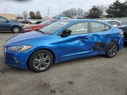 Salvage cars for sale at Moraine, OH auction: 2018 Hyundai Elantra SEL