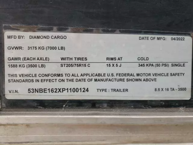 2023 Diamond Cargo Trailer