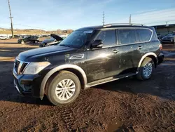 Salvage cars for sale at Colorado Springs, CO auction: 2017 Nissan Armada SV