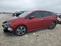 Salvage cars for sale at Taylor, TX auction: 2022 Nissan Leaf SV